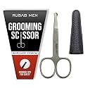 RUBAB MEN Personal Grooming Small Scissor for Nose Hair, Mustache & Beard