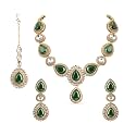 Rubans AD Zircon Bridal Bold Statement Necklace