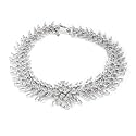 Rubans AD Zircon Broad Cuff Bracelet Ethnic