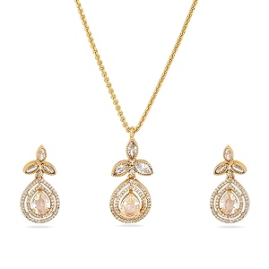 Rubans AD Zircon Chic Pendant Necklace for