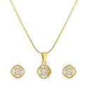 Rubans AD Zircon Chic Pendant Necklace for