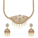 Rubans AD Zircon Festive Choker Set with