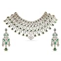 Rubans AD Zircon Ornate Necklace for Woman