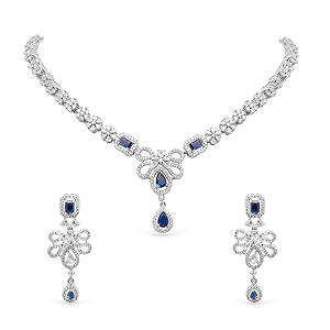 Rubans AD Zircon Traditional Statement Necklace Set