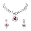 Rubans AD Zircon Traditional Statement Necklace Set
