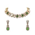 Rubans Gold Plated Kundan Traditional Statement Necklace