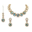 Rubans Gold Plated Kundan Traditional Statement Necklace