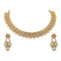 Rubans Gold Plated Royal Necklace Set for