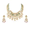 Rubans Gold Plated Traditional Necklace Set with
