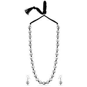 Rubans Traditional Statement Oxidised Jewellery Set for
