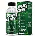 Rubber Cement Glue with Brush, Quick Dry Strong No Bubbles, No Yellowing