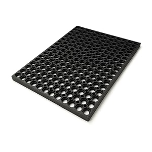 rubber hollow mat  22mm thick black 13 ft x 16 ft