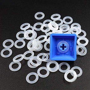 Rubber O-Ring Sound Dampeners for Mechanical Gaming