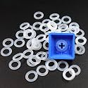 Rubber O-Ring Sound Dampeners for Mechanical Gaming