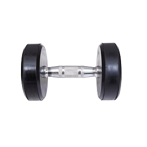 Rubber Professional Bouncer Dumbbell Set - Fixed