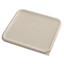 Rubbermaid 1980312 Square Large Lid Brown, 11.34 Inch x 11.33 Inch x 0.52 Inch