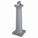 Rubbermaid Commercial Products Groundskeeper Tuscan Smoking Management Station, 38-feet High, Sandstone, Cigarette Butt Receptacle/Disposable, Outdoor Ashtray For Restaurant/Office/Mall