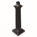 Rubbermaid Commercial Products GroundsKeeper Tuscan Smoking Receptacle Black Metal Outdoor for Parks/Outdoor Shopping Malls/Hotels