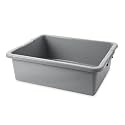 Rubbermaid FG335100Gray 7.6 Gal Undivided Bus/Utility Box, Gray