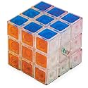 Rubik’s Cube, Crystal Cube, Transparent 3x3 Color-Matching Puzzle Game, Problem-Solving Brain Teaser, Classic Color-Matching Puzzle, Fidget Toy, Sensory Puzzle for Adults, Teens, Kids, Ages 8 &amp; Up
