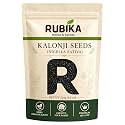 RUBIKA Herbs & Spices Pure Kalonji Seeds 500g | Hand-Cleaned, Hygienically Packed | Natural Black Cumin Seeds (Nigella Sativa) | Dust-Free, Fresh Aroma | No Artificial Preservatives | For Cooking, Glowing Skin, Hair Growt