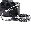 RUBRIC® Braided King Cobra Paracord Hand Grip Wrist Strap for All DSLR Camera/Binoculars (Red and Black)