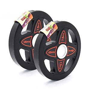 rubx rubber coated solid weight plate50 mm olympic weight or 31 mm home gym weightsold in pair 31 mm home gym weight plates 75 kg x 2pc total  15 kg