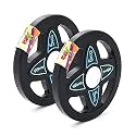 RUBX Rubber Coated Solid Weight Plate|50 MM Olympic Weight Or 31 MM Home Gym Weight|Sold in Pair (31 MM Home Gym Weight Plates, 5 Kg x 2pc (Total = 10 kg))