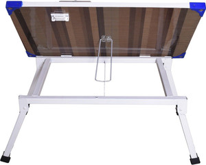rudra creations beautiful modern and attractive metal study table finish color - blue pre-assembled