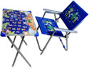 Rudra creations Kids Study table & Chair Upto 5 years kids,Best for Gift Purpose Metal Desk Chair
