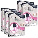 RUDRAMANI Silicon Anti Heel Full Length Rubber Socks Waterproof Moisturizing Heel Peny Socks Pain Relief Foot Care Protector Foe Men &amp; Women - (Size-Small)(5-6) Pink Pack of 5