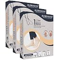 RUDRAMANI Silicon Anti Heel Full Length Rubber Socks Waterproof Moisturizing Heel Peny Socks Pain Relief Foot Care Protector Foe Men &amp; Women - (Size-Small)(5-6) Beige Pack of 3