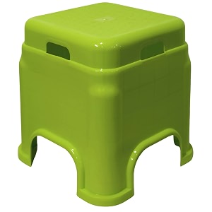 plastic stool for sitting for adults  virgin material bath stools for bathroom  non slip bathroom stool for bathing  small stools for living room pack of 1 green