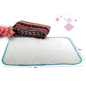 heat resistant ironing cloth protective insulation pad home ironing mat mesh net ironing cloth guard protects clothing iron delicate garments clothes random color 2