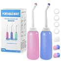 Peri Bottle, RUFCRIL 2-Pack 500ml Upside Down Peri Bottle (Pink/Blue)