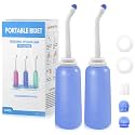 Peri Bottle, RUFCRIL 2-Pack 500ml Upside Down Peri Bottle (Blue)