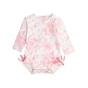 RuffleButts Baby Girls Novelty Baby One Piece - Rash Guard Swimsuit UPF 50+