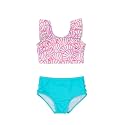 RuffleButts Baby/Toddler Girls Waterfall Tankinis - 2 Piece Swimsuit UPF50+