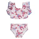 RuffleButts Baby/Toddler Girls Waterfall Tankinis - 2 Piece Swimsuit UPF50+