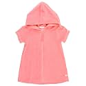 RuffleButts Girls Terry Knit Full-zip Swim Cover-up - Swim Cover-Up