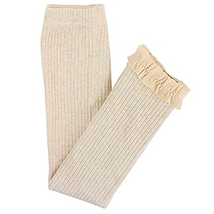 rufflebutts little girls solid knit footless ruffle tights