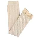RuffleButts® Little Girls Solid Knit Footless Ruffle Tights