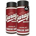 Rufus Teague Official Garage Beer BBQ Sauce Gift, Amped-Up, 15.2oz, 2-Pack