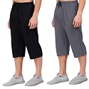 RUGAN Men39s Cotton Capri Three Fourth Shorts