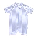RUGGEDBUTTS Baby Boy Rash Guard Striped - One Piece Sunsuit UPF 50+