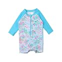RUGGEDBUTTS Baby Boy Rash Guard Striped - One Piece Sunsuit UPF 50+