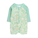 RUGGEDBUTTS Baby Boy Rash Guard Striped - One Piece Sunsuit UPF 50+