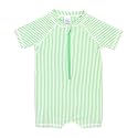 RUGGEDBUTTS Baby Boy Rash Guard Striped - One Piece Sunsuit UPF 50+