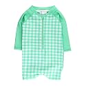 RUGGEDBUTTS Baby Boy Rash Guard Striped - One Piece Sunsuit UPF 50+
