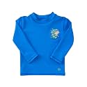 RUGGEDBUTTS Boys Rash Guard Top - Long Sleeve Swim Shirt UPF 50+